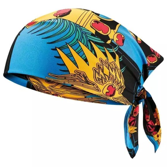 Nike LeBron James Dri-Fit Bandana Royal Lion Logo Unisex Blue Gold Red Black New - Picture 5 of 12